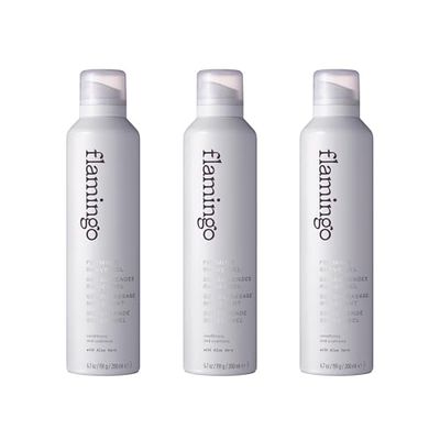 Flamingo Gel da barba schiumoso con formula arricchita di aloe vera, confezione da 3 (200 ml), schiuma da barba, schiuma per rasatura