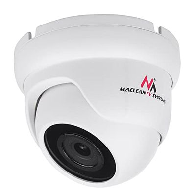 Maclean MCTV-515 Telecamera di sorveglianza 5MPx per Interni/Esterni Rivelazione di Movimento Visione notturna 20m (Telecamera di sorveglianza)