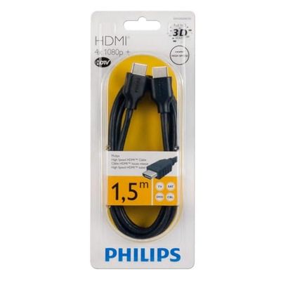 Philips SWV2432W/10 - Cabo HDMI (1,5 m), preto
