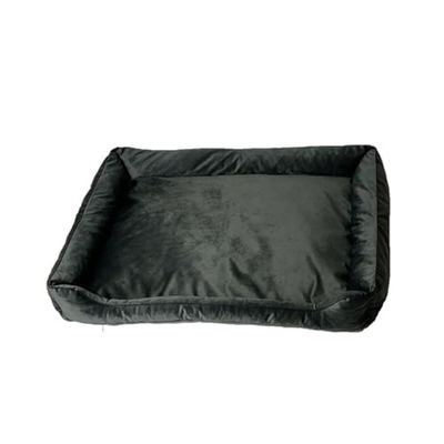 GO GIFT Cama para Mascota Negro 95 x 95 x 70 cm