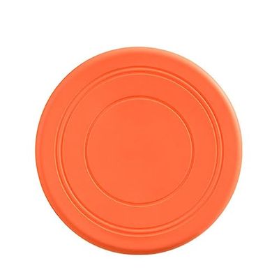 HVO HOV67 Husdjursträning interaktiv leksak silikon frisbee spel utomhus sportleksak lämplig för små och medelstora husdjur (orange)