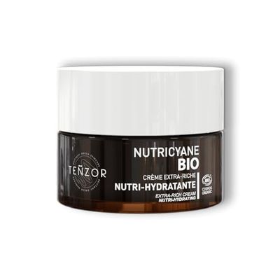 Teñzor NUTRICYANE BIO Crème Extra-riche Nutri-Hydratante & Apaisante pot 50ml PEAUX SENSIBLES DÉSHYDRATATION – STRESS-OXYDATIF – POLLUTION – INCONFORT à base de Spiruline