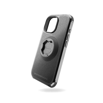 INTERPHONE - Custodia Dedicata iPhone 15 PLUS per Attacchi Moto Auto o Bici Gamma Quiklox - Cover Supporto Porta Cellulare Moto - Sistema Modulare QUIKLOX - Aggancio Sgancio Rapido