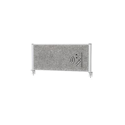 Maul Bordsskiljevägg Akustisk Maulconnecto 120 x 50 cm, Rumsavdelare För Skrivbord, På Kontor Och Praktik, Rumsavskiljare Med Klämfot, Perfekt Som insynsskydd Och Ljudisolering, Allergivänlig