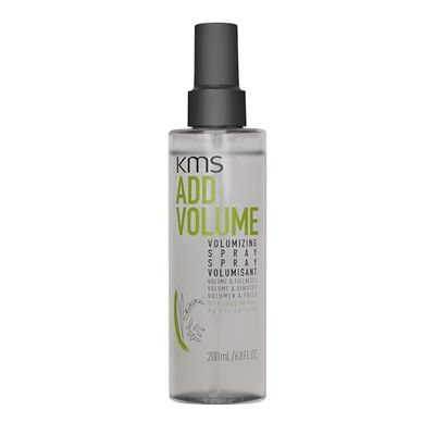 KMS Advolume Spray volumateur pour cheveux fins à moyens, sans force, plus de volume, de volume et de densité, formule végétalienne avec riz recyclé, sans silicone, 200 ml