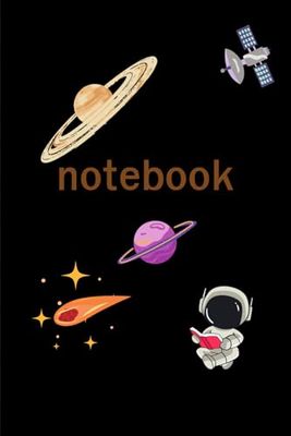 Composition Notebook: Universe Cover: 24 Lines Per Page, 120 White Pages, 6" x 9"