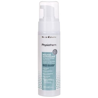 Schiuma ultra morbida per l'igiene intima pH 3.5 Physiotherm per l'età fertile o il ciclo mestruale, 200 ml