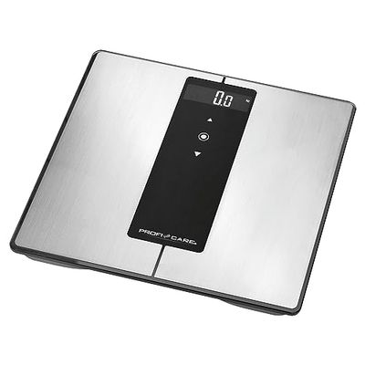 ProfiCare PW 3008 - Báscula baño digital Bluetooth con análisis corporal de 8 funciones diagnóstico, color negro