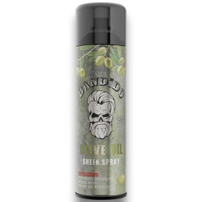 Bandido Olive Oil Hair Spray Sheen Spray à l'huile d'olive 500 ml Spray brillant pour homme et femme