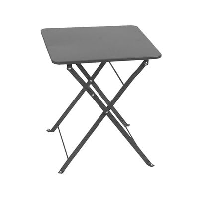 FORNOR MESA MET. PLEGABLE Java Antracita 40 x 40 x 45 cm
