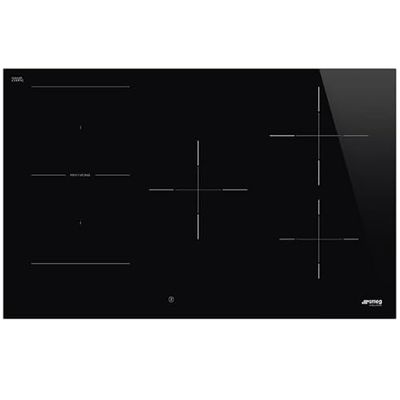 SMEG SI1M4854D, Plaque de cuisson à induction UNIVERSAL, Black glass