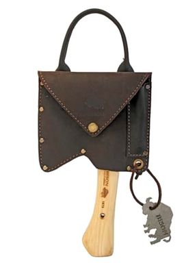 Bison 1879 Set de haches de Trekking - avec Un équipement utile (Briquet + Pierre à aiguiser Duo) pour Les déplacements
