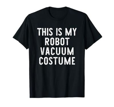 This is My Robot Vacuum Costume Halloween Easy Kids Adult T-Shirt