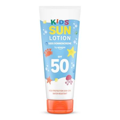 By Amazon Loción solar para niños 50 SPF 200 ml