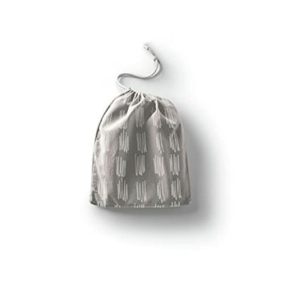 Bonamaison Printed Cotton Produce Bag with Drawstring, Reusable Grocery Bag, Biodegradable Eco-Friendly Bags, Travel Pouch, Sachet Bags, Shopping Bag, Eco Friendly, Foldable, Size: 12x15 Cm