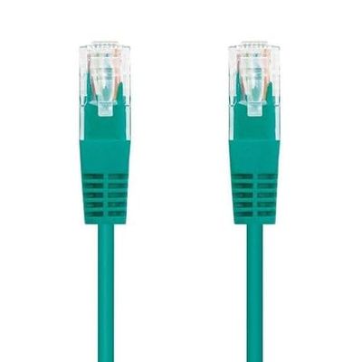 Cat.6 AWG24 UTP-netwerkkabel, 25 cm, groen, ideaal voor snelle internetverbindingen en lokale netwerkoptimalisatie.