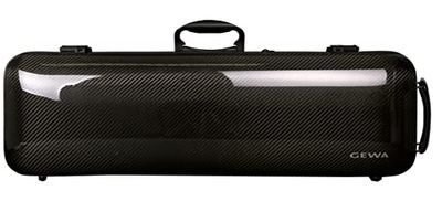 Estuche para violín GEWA Idea 1.8 carbono negro/negro, con asa lateral adicional, Made in Germany
