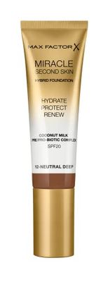 MIRACLE SECOND SKIN FOUNDATION 012 Natural DEEP