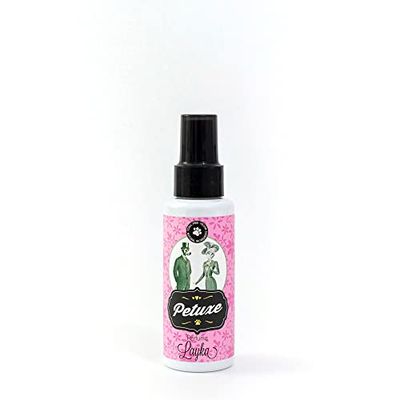 Petuxe Profumo Vegano per Cani di Origine Naturale. Spray di Colonia per Animali Domestici. Correttore di odori per Animali Domestici. Cuccioli e Adulti. Effetto di Lunga Durata (Layka)