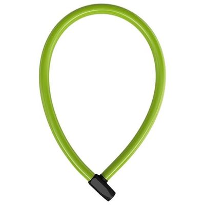 ABUS 4408K Lucchetto a Cavo - Cavo in Acciaio con Rivestimento in Plastica - Lucchetto per Bici con Livello di Sicurezza ABUS 2 - Colore Nero