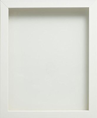 Frame Company Connolly Range White Wooden Picture Photo Frame, 16x12 inch *Choice of Sizes* Fitted with Real Glass