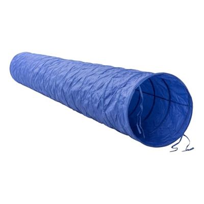 Trixie Dog attività Agility Tunnel di Base, 60 cm ラ 5 m, Colore: Blu