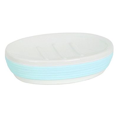 MSV 1975/Core 141165 Ceramica -Moorea-Supporto per Sapone, Colore: Blu