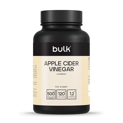 Bulk Gélifiés au vinaigre de cidre de pomme, vitamine B12, acide folique, 60 bonbons gélifiés L'Emballage Peut Varier