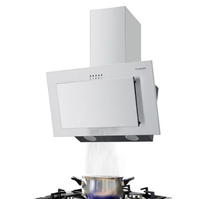 Gasland Chef AR60SP Campana Extractora Inclinada 60cm, Campana Extractora de Pare Cocina, Decorativa, 350 m³/h, 3 Velocidades de Exrtacción, Acero inoxidable