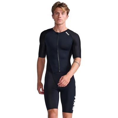 2XU Heren Aero Front Zip Trisuit mouwen Trisuit