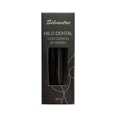 Silvestre Hilo Dental Con Carbon De Bambu 30Metros 200 ml