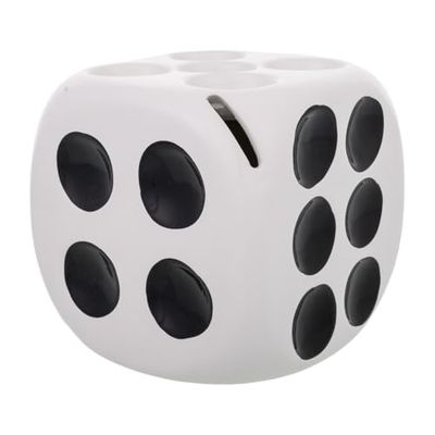 Hucha dado blanco