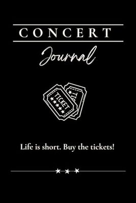 Concert Memory Book: Memory book for Live Music Fans
