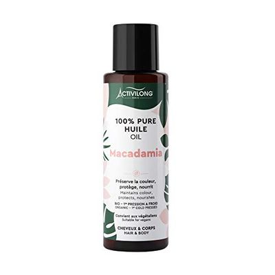 Activilong 100% pure macadamia-olie, 100 ml