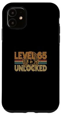 Sats 65 65th birthday level unlocked still hodling bitcoin Case for iPhone 11