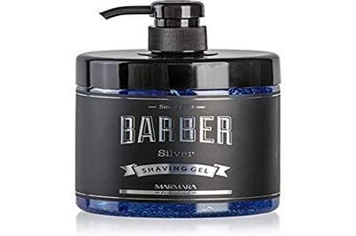 Marmara Barber gel de afeitar Hombres PLATA 1000ml Gel de afeitar transparente hombres afeitado