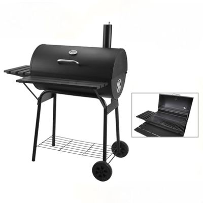 "ELITE" BBQ met zwembad en 2 planken, 112 x 78,3 x 133 cm, zwart