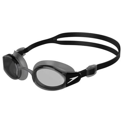 Speedo Unisex Mariner Pro zwembril, anti-condens, zwart/doorschijnend/wit/rook, eenheidsmaat