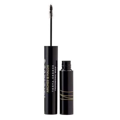Arches & Halos Microfiber Tinted Brow Mousse - Shape and Define - For Full, Fluffy, Natural Looking Brows - Vegan and Cruelty Free Makeup - 3g Warm Brown