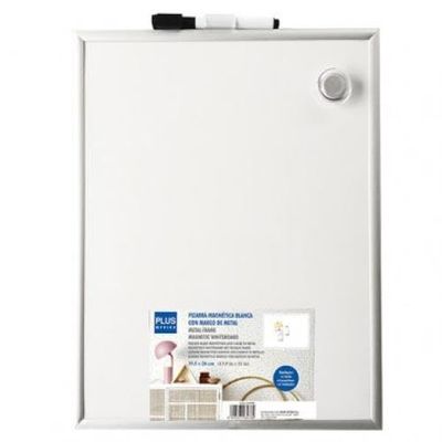 Lavagna bianca marca Plus Office modello PIZARRA BIANCA MK MAGNET.350X280 ALUM