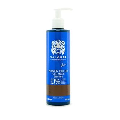 V醠quer Professional Power Colour Dyed Hair Mask - Vegan and Sulfate- (Brown Hair) - Hair Colour Booster - 275ml
