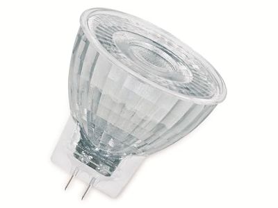 Osram MR11 LED Reflector Bulb with GU4 Socket, Warm White (2700 K), Glass Spotlight, 4.20 W, Replacement for 35 W Reflector Lamp, LED Star MR11 12 V [Energy Class F]