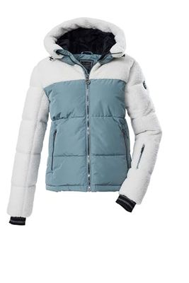 Killtec Giacca trapuntata da donna con cappuccio e paraneve rimovibile KSW 111 WMN SKI QLTD JCKT, 40, 43616-000