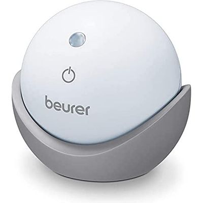 Beurer SL 10 DreamLight slaaphulp met licht ter ondersteuning van een bewust ademhalingsritme om gemakkelijk in slaap te vallen, 2 instelbare ademhalingstechnieken en automatische uitschakelfunctie