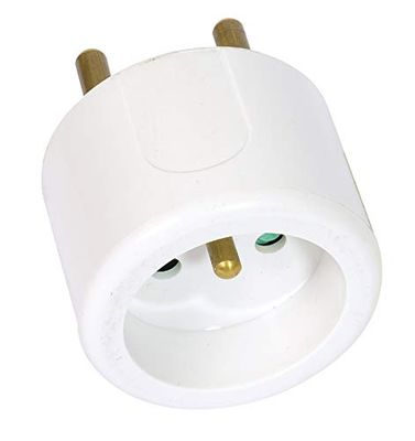 Adapter mannelijk, 20 A, vrouwelijk, 16 A, wit