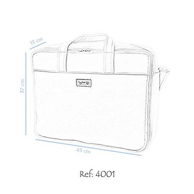 Rosy Fuentes Bolso de maternidad -Maleta clinica grande - Elegante y con Gran capacidad 0-azul empolvado