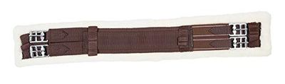 PFIFF sottopancia con Pelliccia Sintetica, Marrone/Beige 70 cm