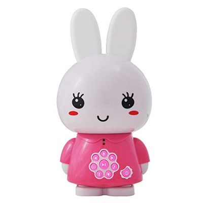 Alilo Honey Bunny Lecteur multimédia Bluetooth (Rose), Haut-Parleur Bluetooth, entraîneur de Sommeil, Histoires et chansons sélectionnées, Rose