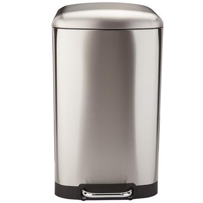 Poubelle à pédale 40L GREENWICH Inox