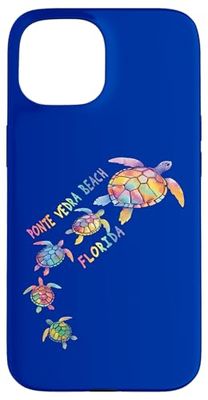 Ponte Vedra Beach Florida Sea Turtle Lover Beach Vacanza Custodia per iPhone 15
